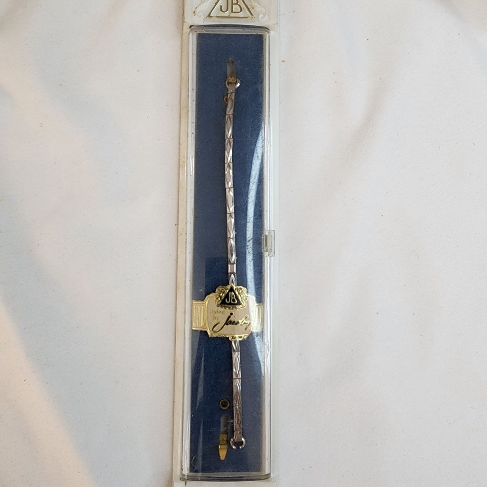Jacoby Silver Tone Watchband Bracelet, Womens. New Old Stock